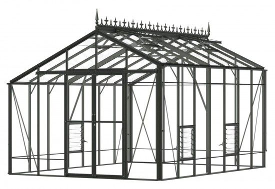 Robinsons Aluminium Greenhouse REDOUBTABLE | Greens Garden Buildings